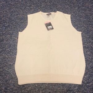 Steve & Barry’s Cream Sleeveless Top sz. L NWT